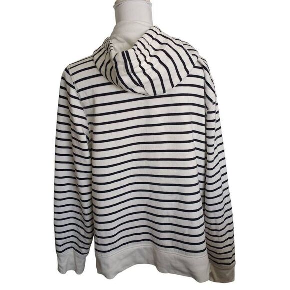 AMAZON ESSENTIALS BLACK & WHITE STRIPE HOODIE SZ.XL GUC - Picture 4 of 8